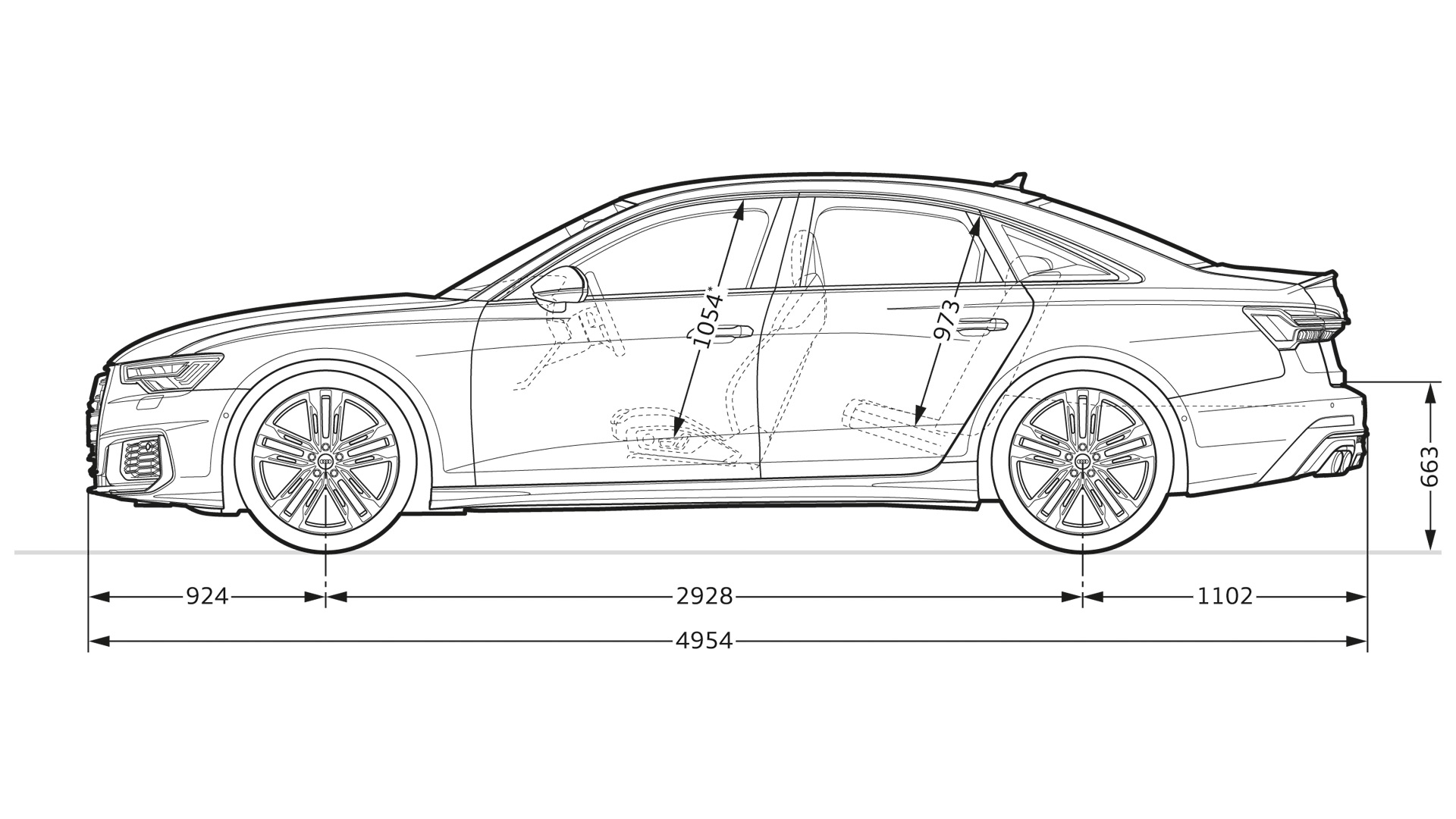 Dimensions > Nouvelle S6 Berline > A6 > Audi France